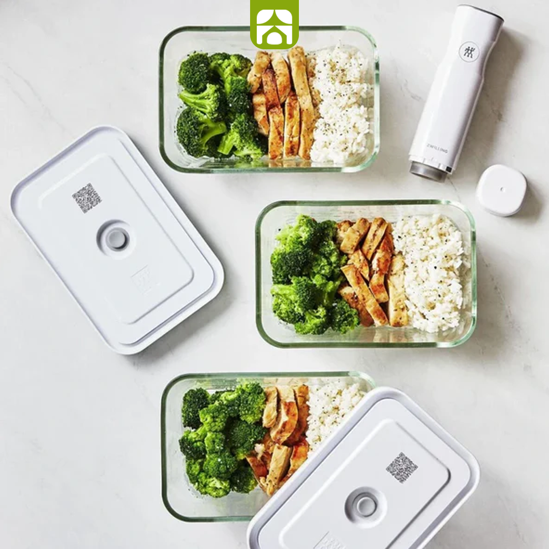 Kit 12 Potes Herméticos Zwilling + Bomba a Vácuo de Brinde