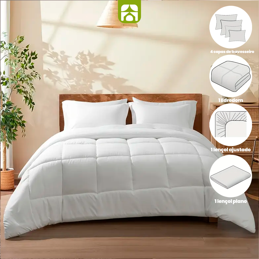 Kit Completo 7 Peças para o Inverno - Maciez e Conforto