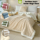 Manta Sherpa Dupla Face Glamour – Compre 2 e Leve 4