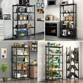 [Leve 2 Pague 1] Prateleira Dobrável Multiuso 5 em 1 + BRINDE: Porta Tempero Giratório