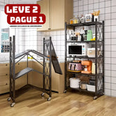 [Leve 2 Pague 1] Prateleira Dobrável Multiuso 5 em 1 + BRINDE: Porta Tempero Giratório