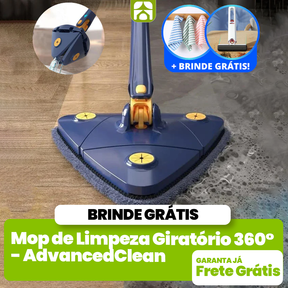 Mop de Limpeza Giratório 360° - AdvancedClean + Brinde Grátis
