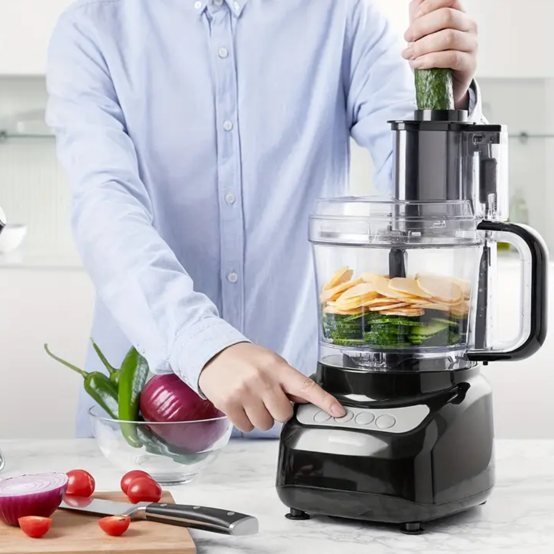 [Leve 2 Pague 1] Processador de Alimentos Multiuso PicMax 13 Funções + BRINDE: Porta Tempero Dourado 16 Potes com LED