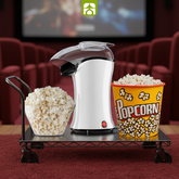 Pipoqueira elétrica com bico direcionador 1200 watts - PopFlix + Balde de Pipoca de Brinde