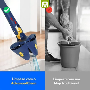Mop de Limpeza Giratório 360° - AdvancedClean + Brinde Grátis