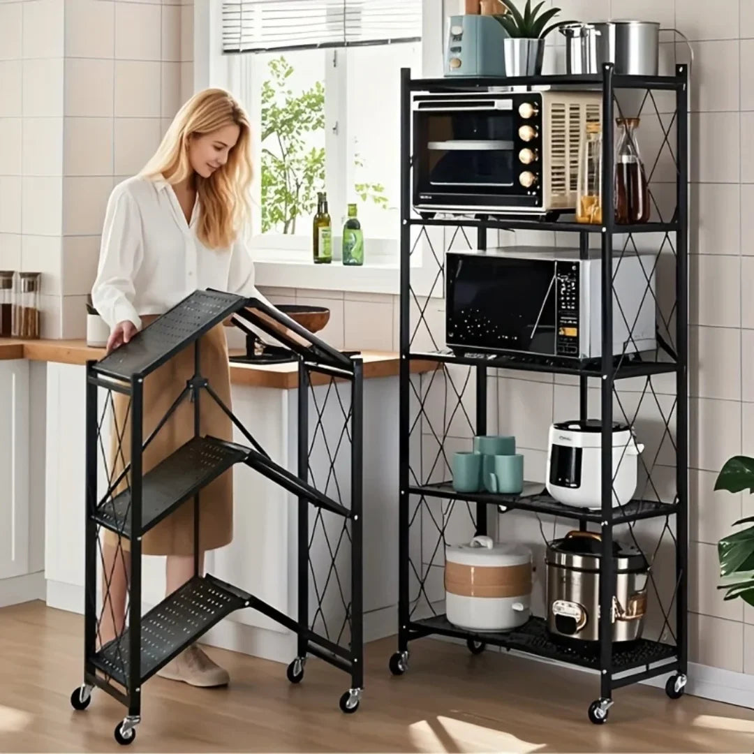 [Leve 2 Pague 1] Prateleira Dobrável Multiuso 5 em 1 + BRINDE: Porta Tempero Giratório