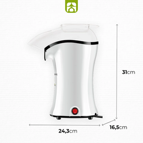 Pipoqueira elétrica com bico direcionador 1200 watts - PopFlix + Balde de Pipoca de Brinde