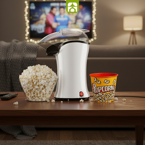 Pipoqueira elétrica com bico direcionador 1200 watts - PopFlix + Balde de Pipoca de Brinde