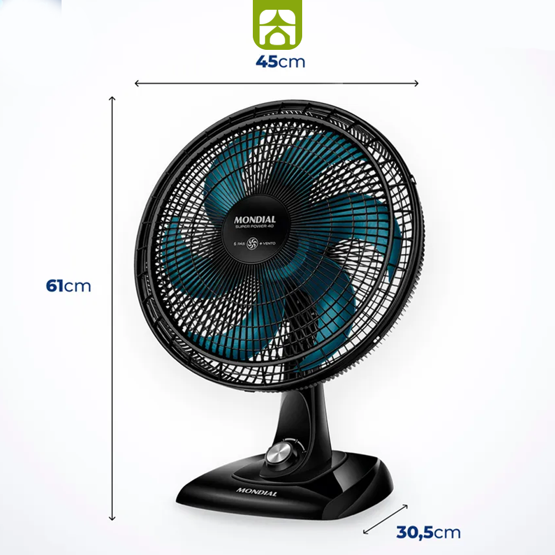 Compre 1 e Leve 2 Ventilador de Mesa Mondial Turbo + Brinde Exclusivo