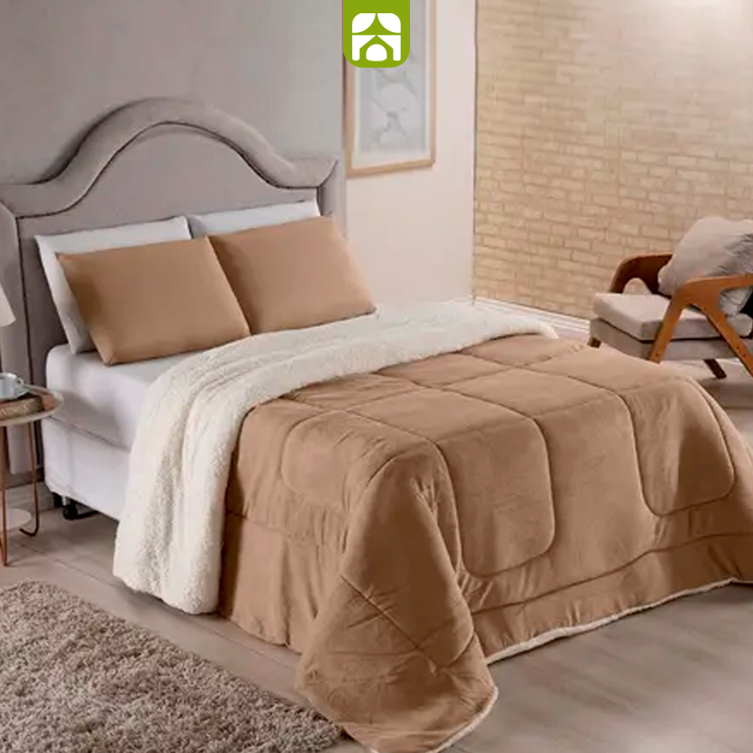 Kit com 6 Coberdrom – Dupla Face Pele de Carneiro & Lã Sherpa Ultra Macio - Inverno 2025