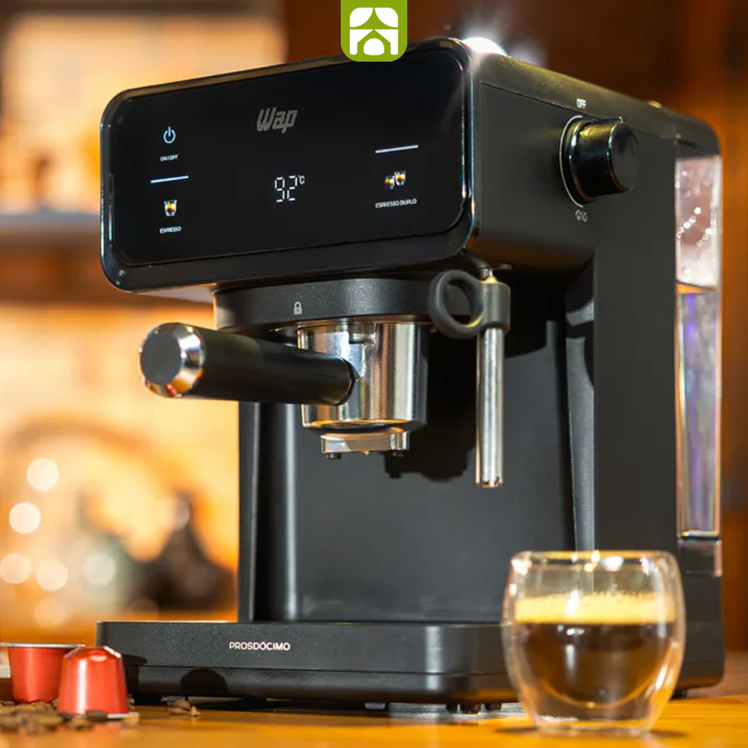Cafeteira Espresso Digital Wap Aroma Prime + 4 Xícaras de Brinde