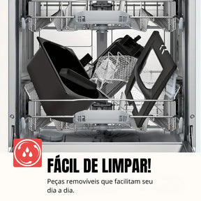 [Leve 2 Pague 1] Fritadeira Elétrica Fritto 1500w Bivolt + BRINDE: Porta Tempero Vertical 16 Potes