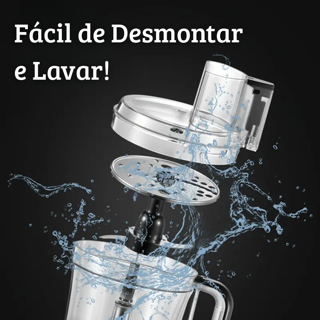 [Leve 2 Pague 1] Processador de Alimentos Multiuso PicMax 13 Funções + BRINDE: Porta Tempero Dourado 16 Potes com LED