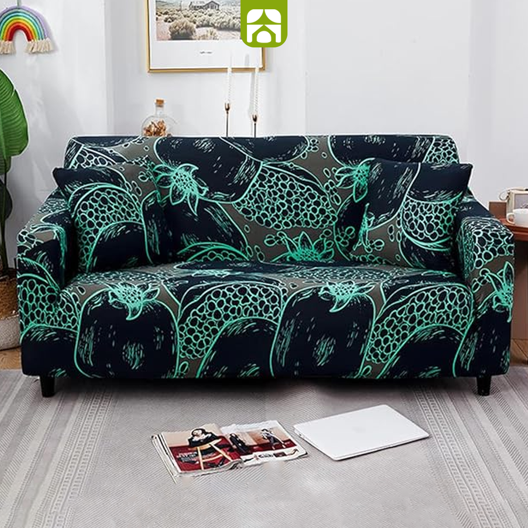 Conjunto Capa de Sofá Universal Impermeável + 4 Capas de Almofadas Premium