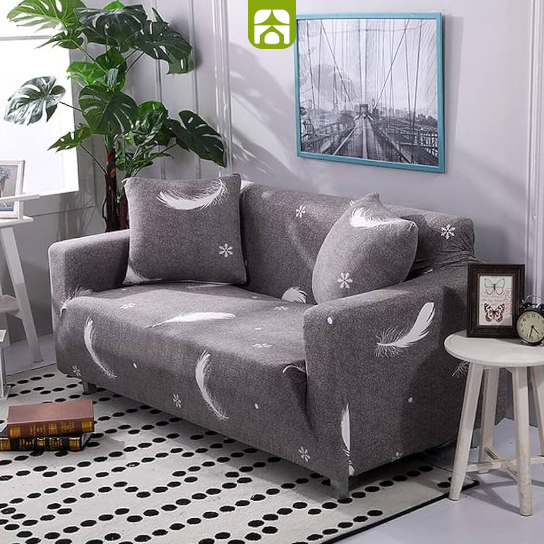 Conjunto Capa de Sofá Universal Impermeável + 4 Capas de Almofadas Premium