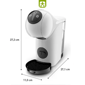 Combo Cafeteira Dolce Gusto Genio S Plus + 4 Xícaras Vidro Duplo de Brinde