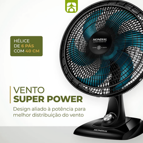 Compre 1 e Leve 2 Ventilador de Mesa Mondial Turbo + Brinde Exclusivo