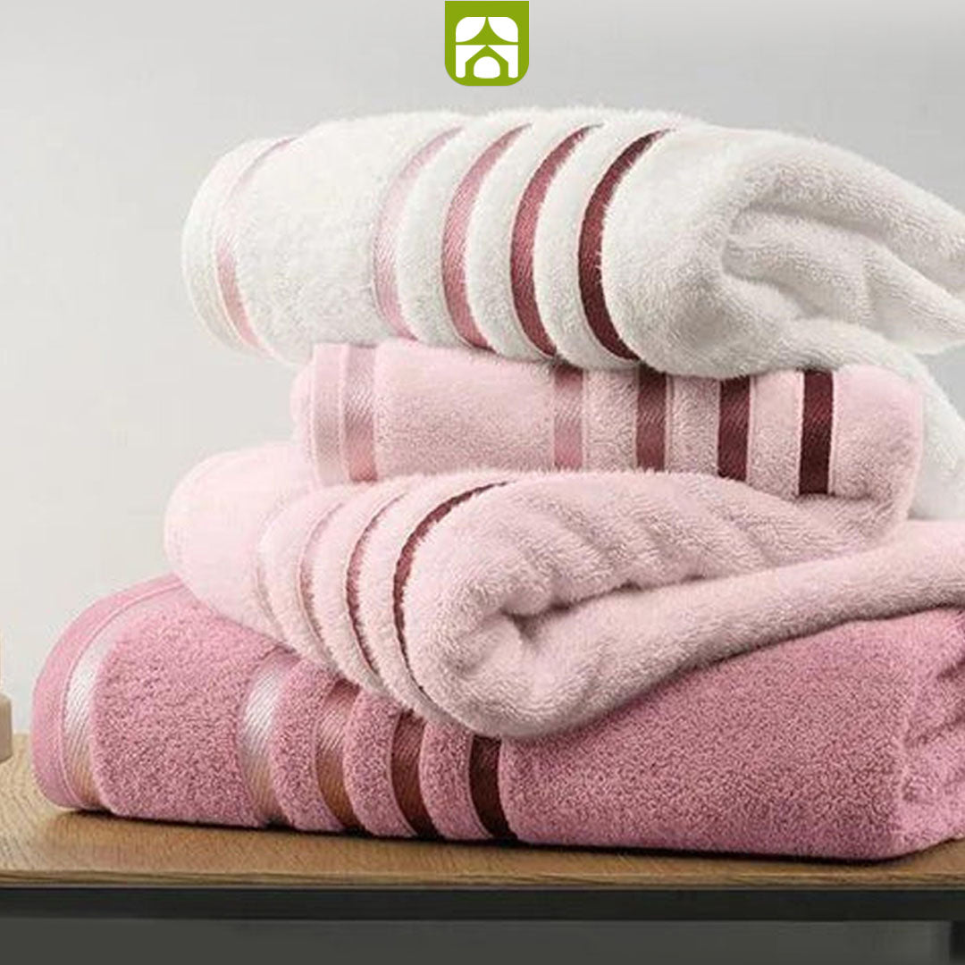 Kit com 15 Toalhas Super Banhão de Alta Maciez e Absorção + 5 Toalhas de Rosto de Brinde